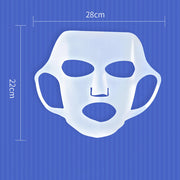 silicone face mask, view 2 - MRSLM