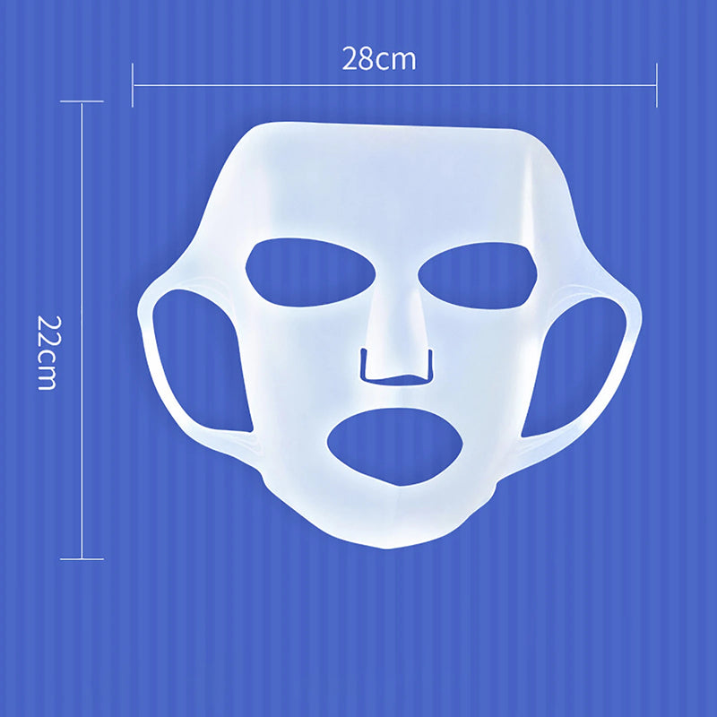 silicone face mask, view 2 - MRSLM