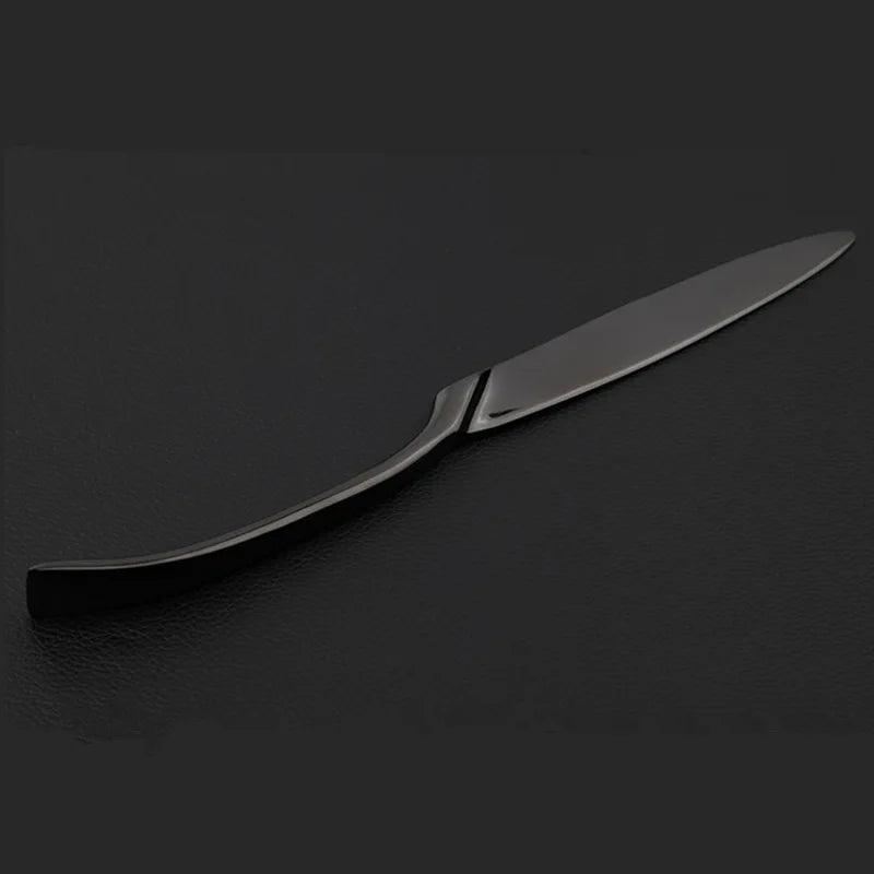 black rose stainless steel cutlery set, view 7 - MRSLM