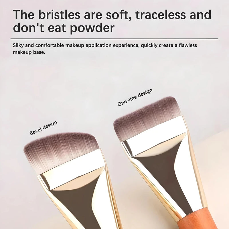 ultra thin flat foundation brush, view 5 - MRSLM