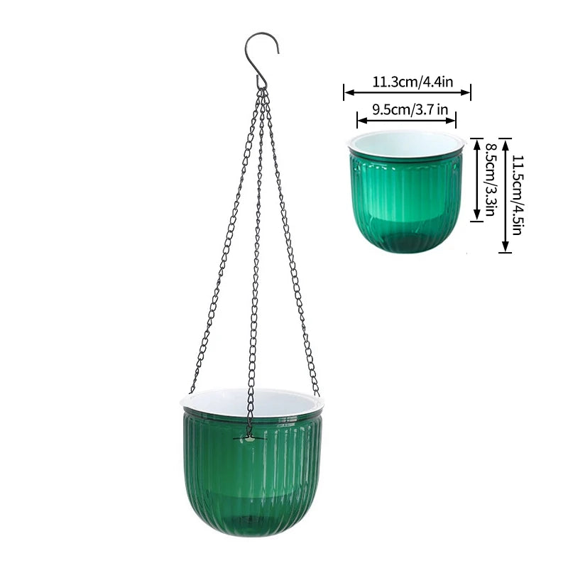 hydroponic hanging flowerpot, view 4 - MRSLM