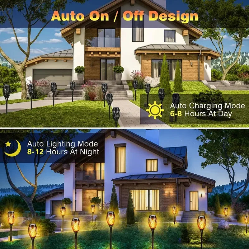 solar flame lights, view 8 - MRSLM