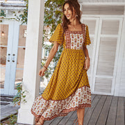 bohemian summer evening dress, view 3 - MRSLM