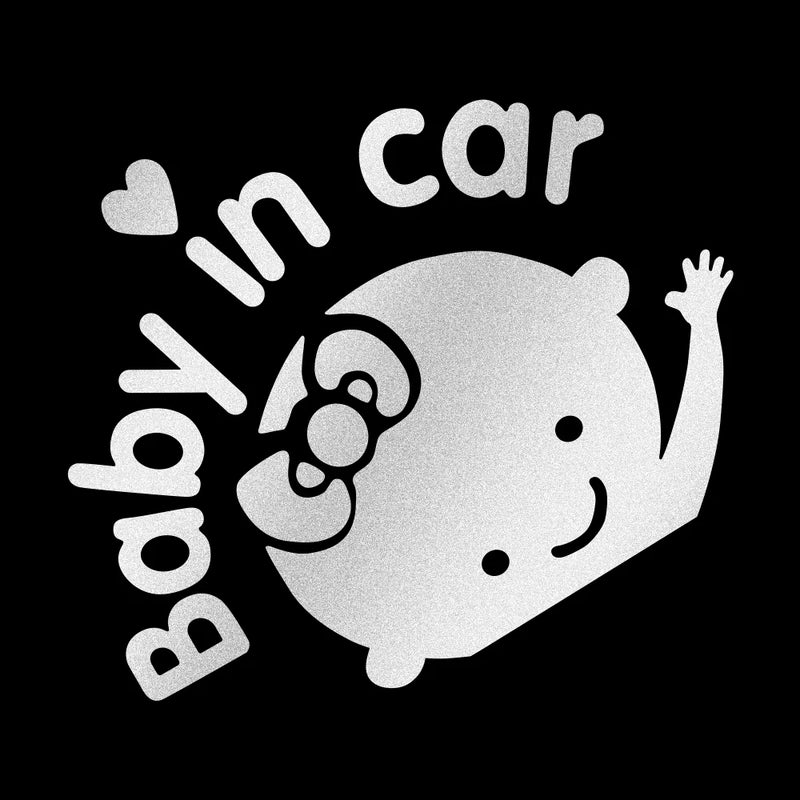 baby on board cartoon car sticker, view 5 - MRSLM
