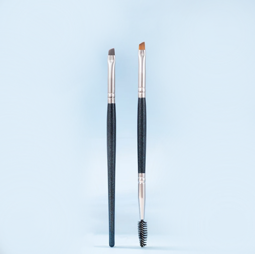 2-piece eyebrow makeup brush set - MRSLM