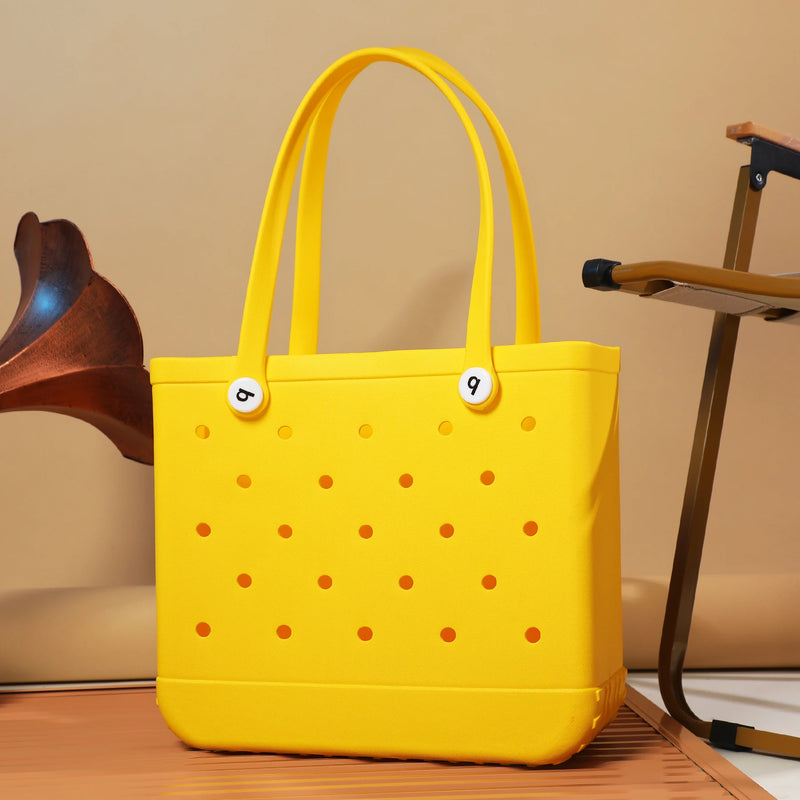 waterproof beach basket tote bag, view 17 - MRSLM