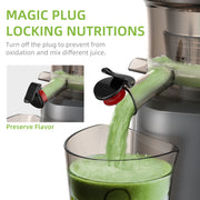 cold press juicer with 3-inch feed chute, view 4 - MRSLM