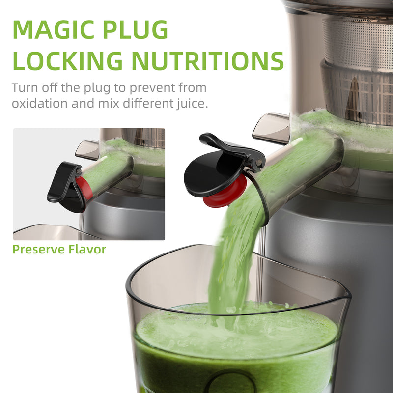 cold press juicer with 3-inch feed chute, view 4 - MRSLM