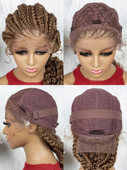 lace braided hand-woven wig, view 5 - MRSLM