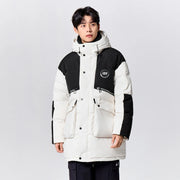 Men's hooded down jacket, view 5 - MRSLM