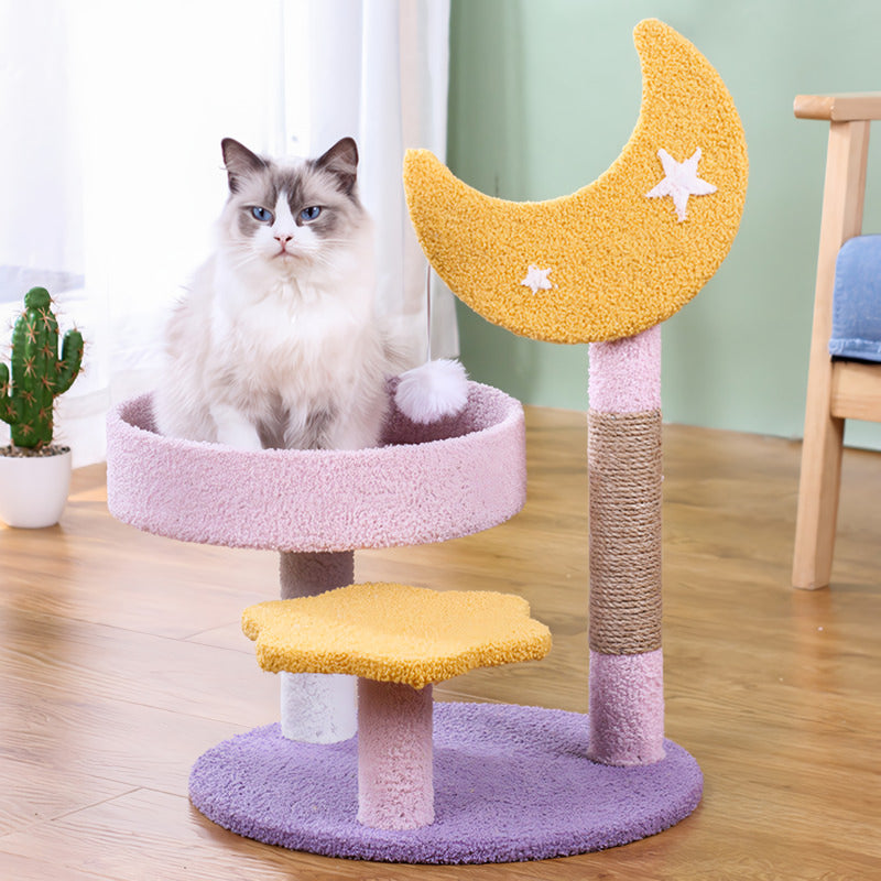 three-layer cat climbing tower, view 3 - MRSLM