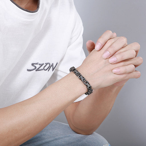 welded woven titanium steel bracelet - MRSLM