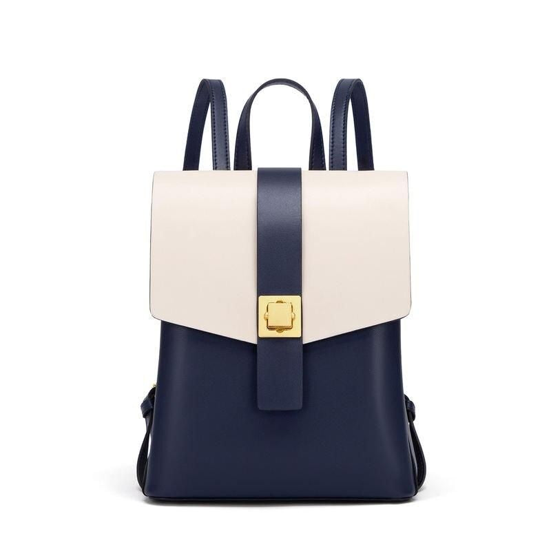 versatile leather fashion backpack, view 4 - MRSLM