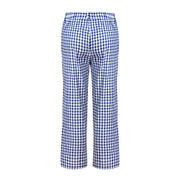 checkered panel cropped pants, view 5 - MRSLM