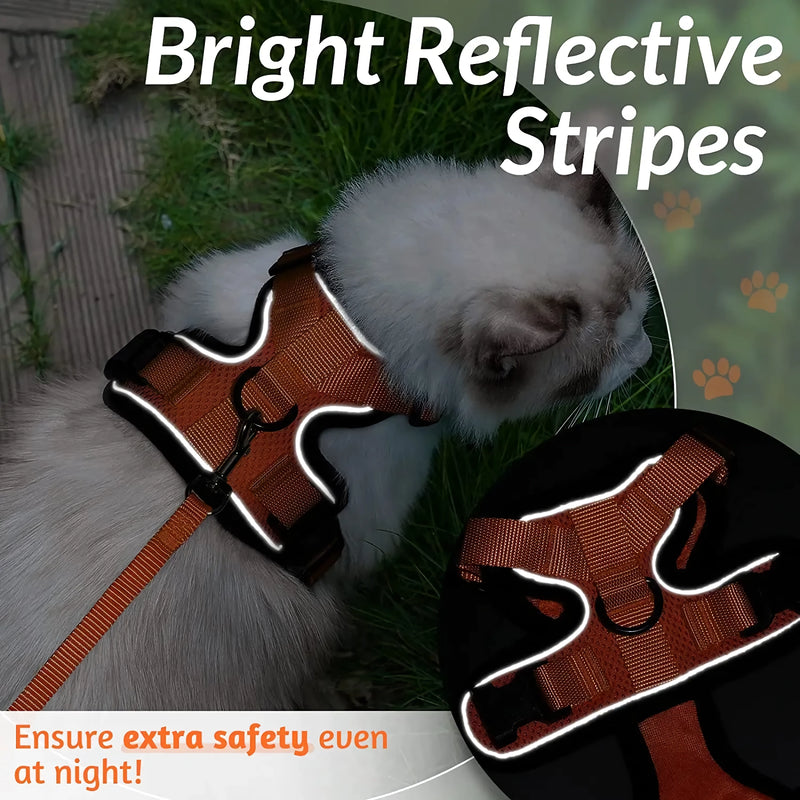 cat harness and leash, view 26 - MRSLM