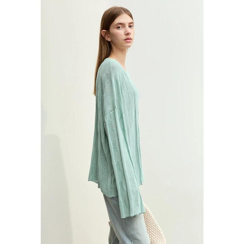 spring knit sweater, view 21 - MRSLM