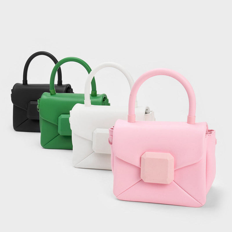 chain small square bag, view 11 - MRSLM