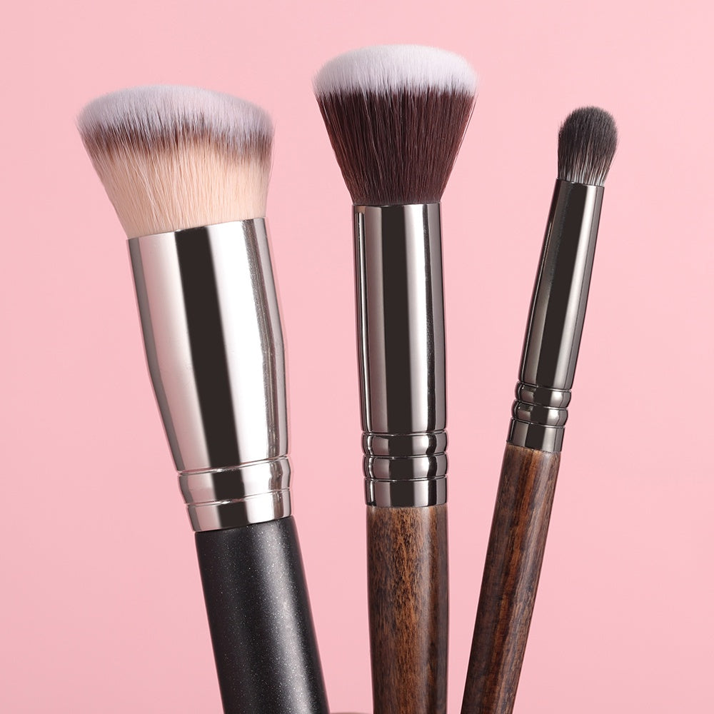 3-Piece Makeup Brushes Set
