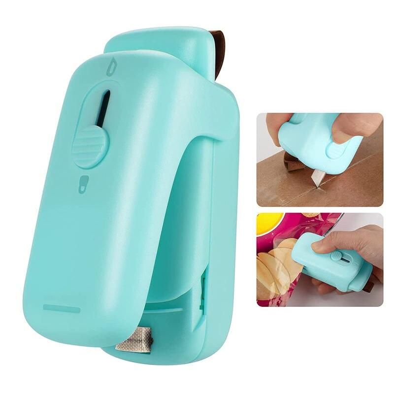 portable mini bag sealer and cutter, view 6 - MRSLM