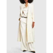 mid-length double breasted blazer coat, view 2 - MRSLM