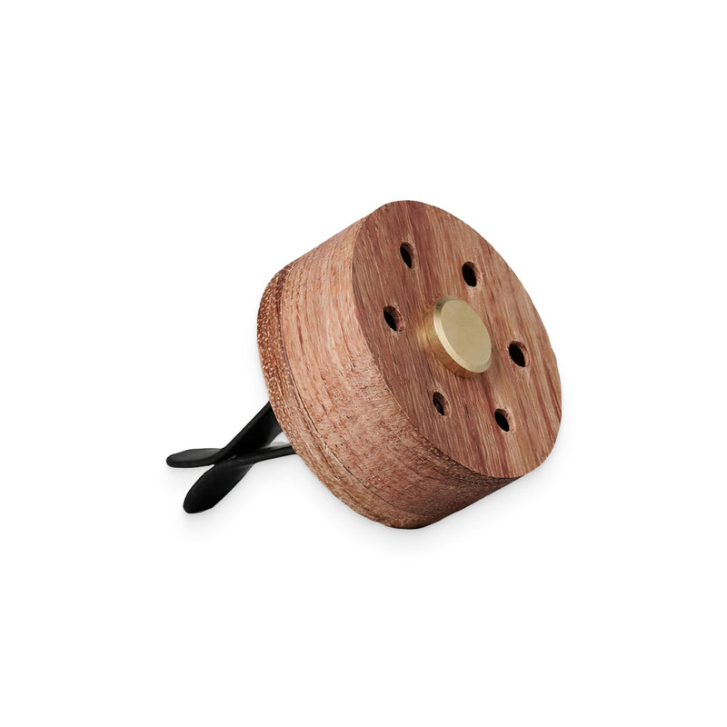 wooden clip-on car oil diffuser, view 2 - MRSLM