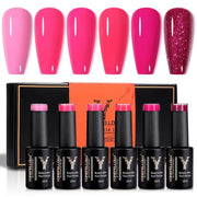 rose pink gel nail polish - MRSLM