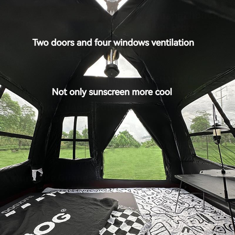automatic tent with two doors and four windows, view 7 - MRSLM