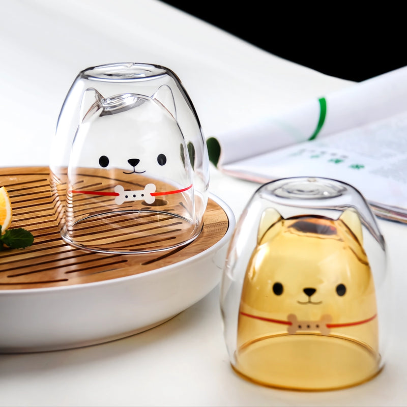 cute double glass cup, view 9 - MRSLM