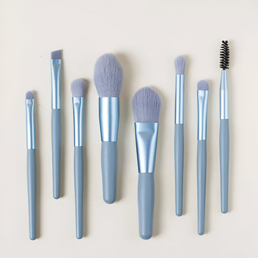 8-piece makeup brush set, view 5 - MRSLM