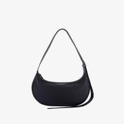 Leather baguette shoulder bag, view 5 - MRSLM