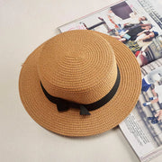 classic Panama hat with bowknot, view 4 - MRSLM