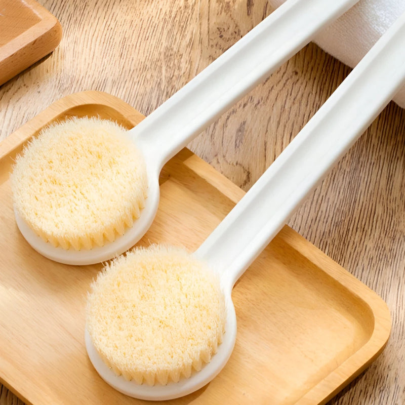 long handle bath brush, view 6 - MRSLM