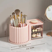 Makeup organizer with brush holder, view 3 - MRSLM