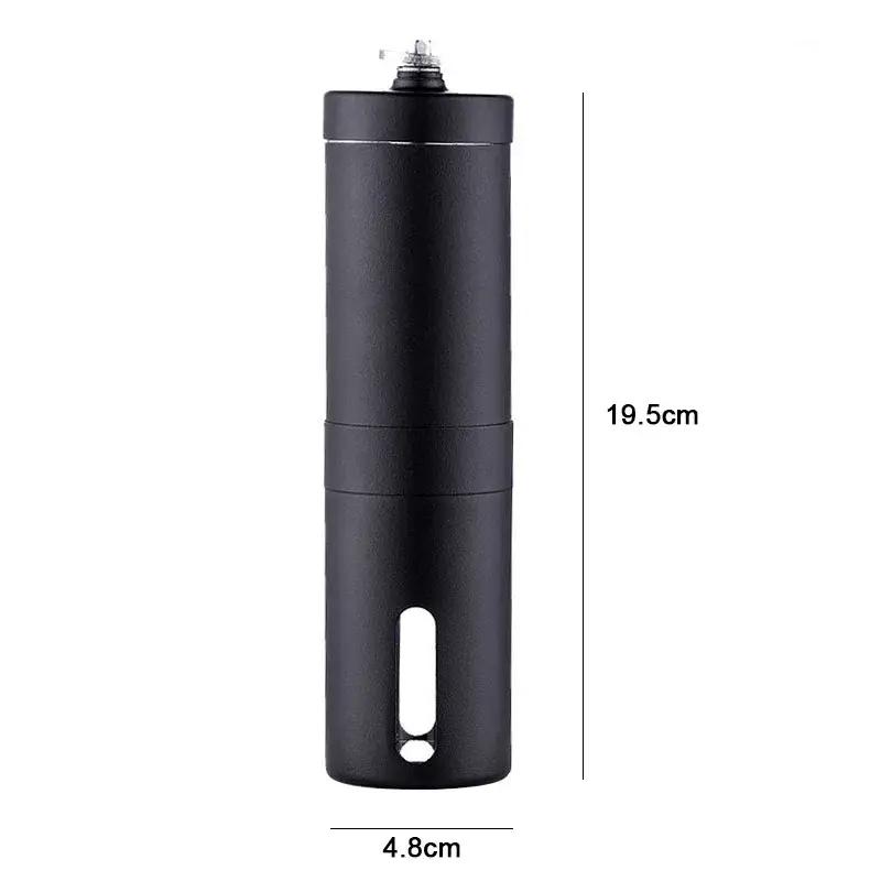 handheld manual ceramic coffee grinder, view 2 - MRSLM