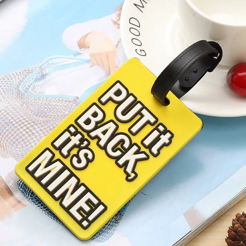 not your bag silicone luggage tags, view 17 - MRSLM