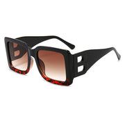 Oversized rectangular sunglasses, view 6 - MRSLM
