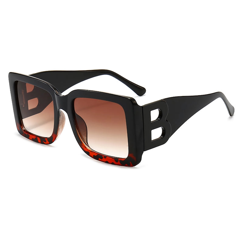 Oversized rectangular sunglasses, view 6 - MRSLM