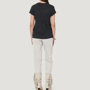 women's deep v t-shirt, view 5 - MRSLM