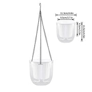 hydroponic hanging flowerpot, view 3 - MRSLM