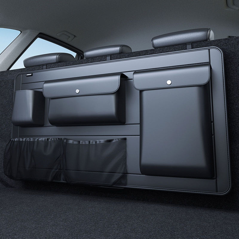 leather car storage organizer, view 8 - MRSLM