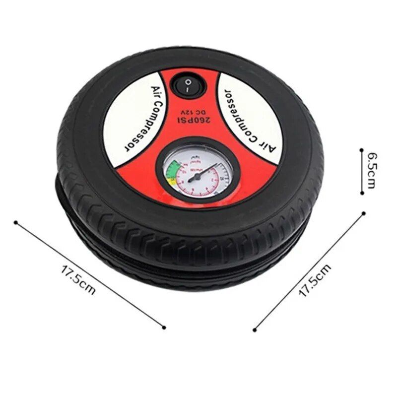 12v portable tire inflator, view 6 - MRSLM