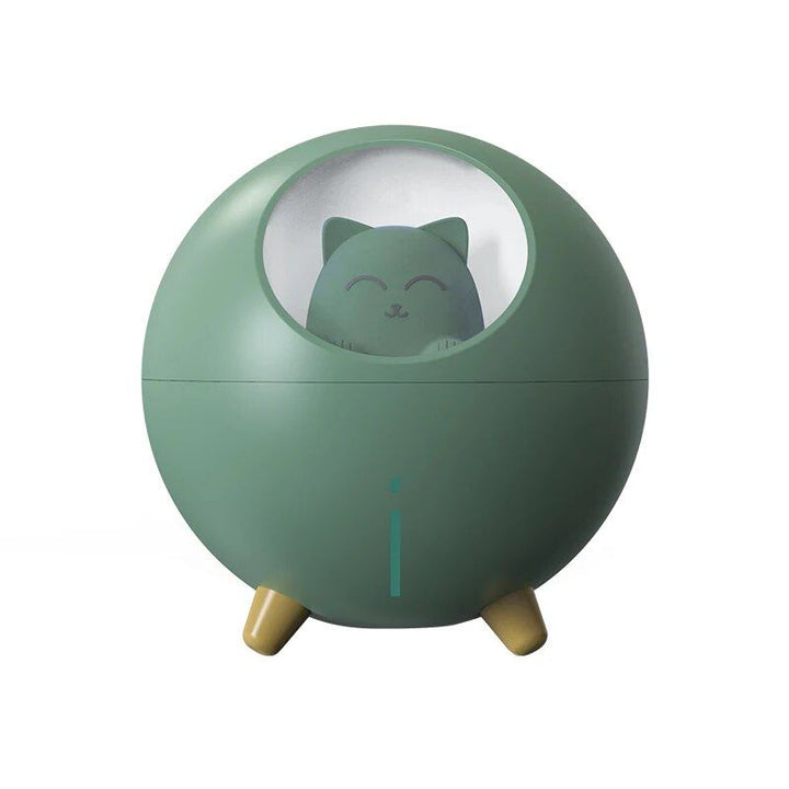 Planet Cat Ultrasonic Air Humidifier with Colorful LED Night Light