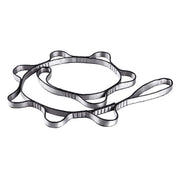 daisy chain yoga extension belt, view 4 - MRSLM