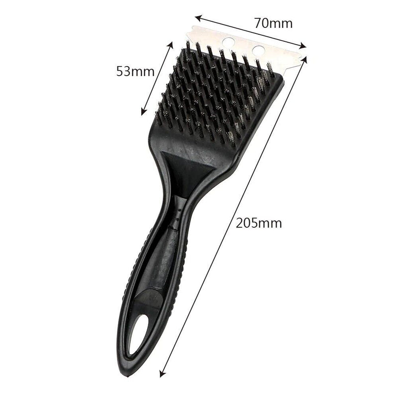 stainless steel bbq grill cleaning brush, view 7 - MRSLM