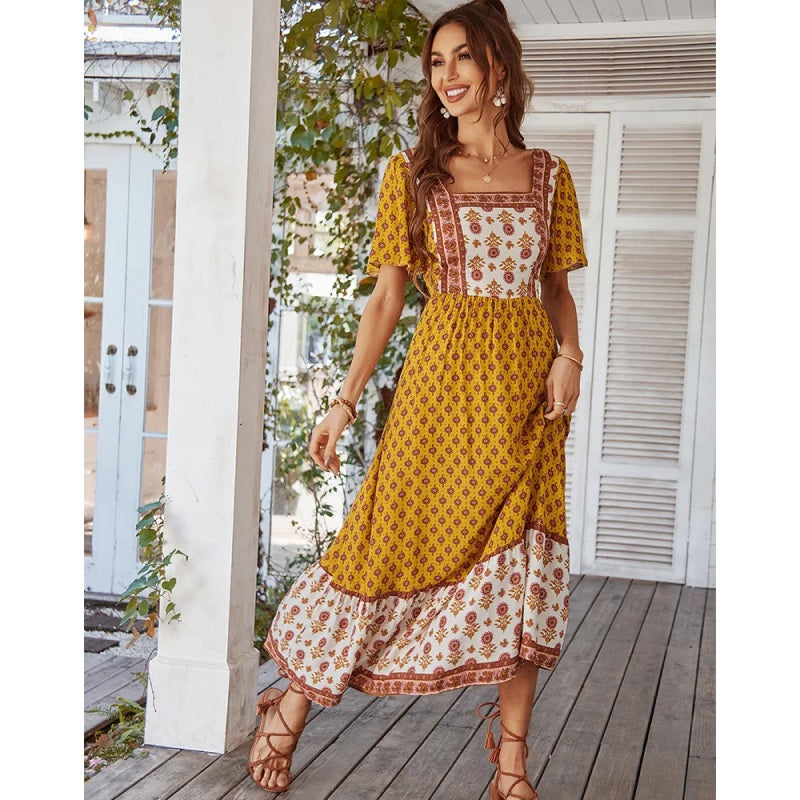 bohemian summer evening dress, view 12 - MRSLM