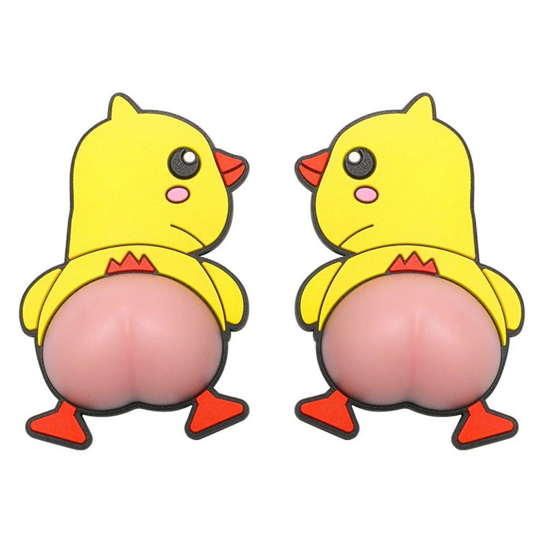 3D Cartoon PVC Anti-collision Stickers for Cars, Phones, and Home Decor