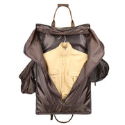Leather handheld travel bag, view 6 - MRSLM