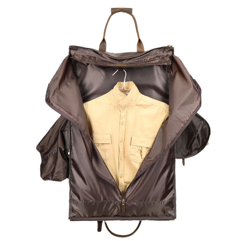 Leather handheld travel bag, view 6 - MRSLM