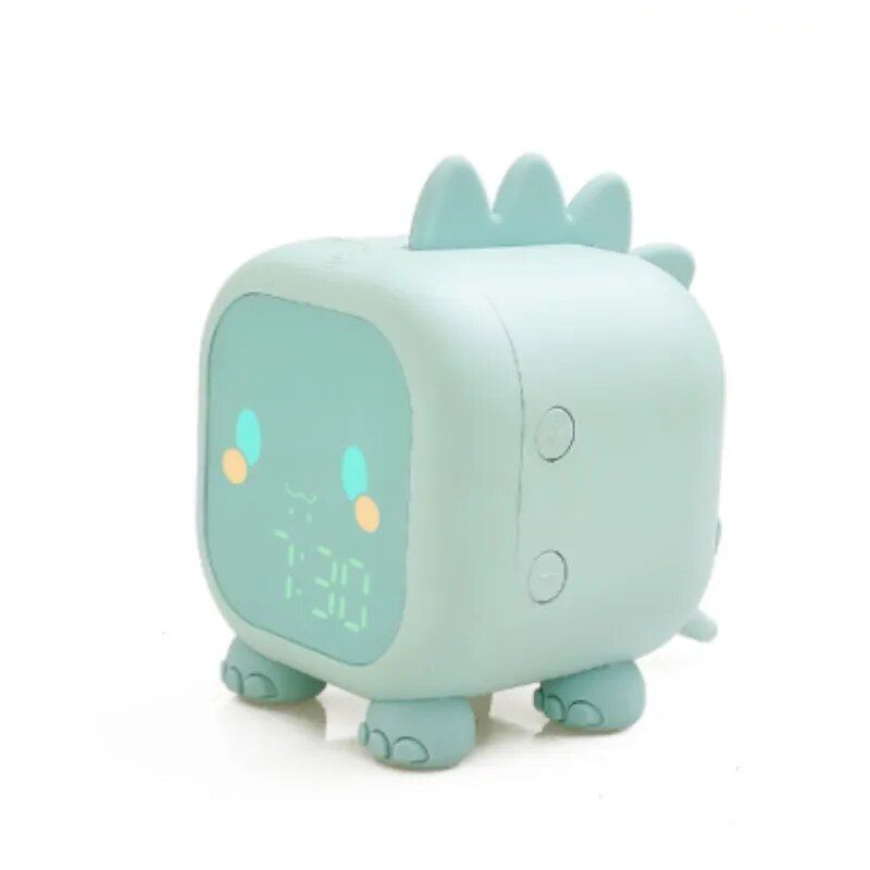 dinosaur kids alarm clock, view 3 - MRSLM