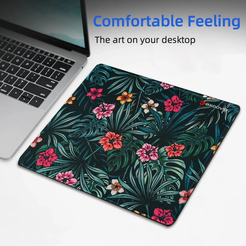 floral gaming mouse pad, view 4 - MRSLM